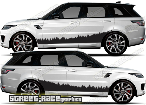Range Rover 5 023 - Forest overland graphics
