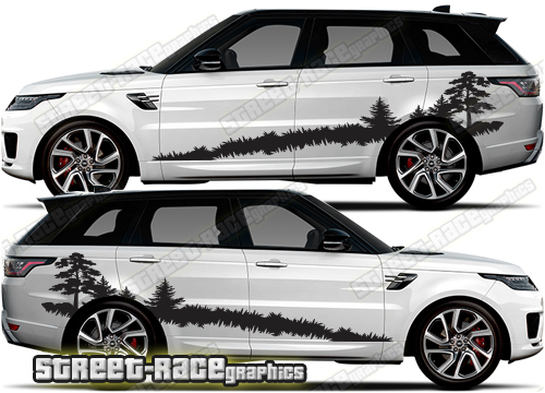 Range Rover 5 026 - Forest adventure graphics