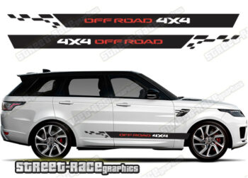 Range Rover 5 050 - 4X4 off road racing stripes