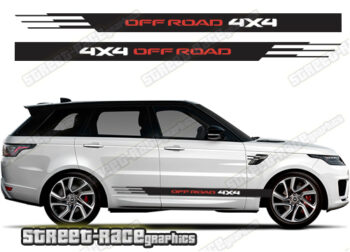 Range Rover 5 051 - 4X4 off road racing stripes
