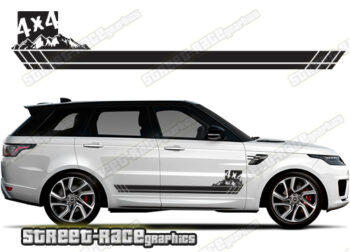 Range Rover 5 060 - 4x4 racing stripes