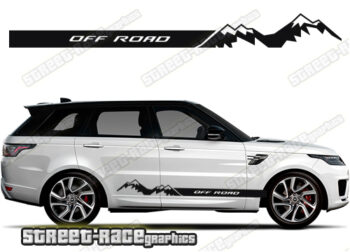 Range Rover 5 061 - off road racing stripes