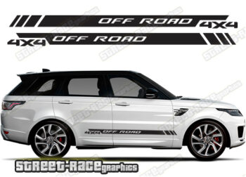 Range Rover 5 066 - off road 4x4 racing stripes