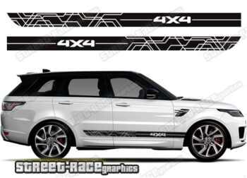 Range Rover 5 068 - 4x4 racing stripes