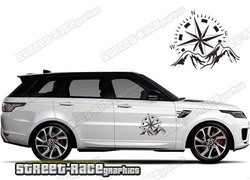 Range Rover 5 070 - Mountain compasses