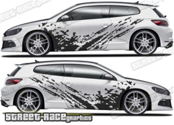 Volkswagen Scirocco large graphics 003 - Mud splatter