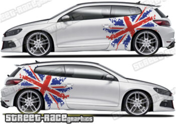 Volkswagen Scirocco large graphics 025 - UNION JACK