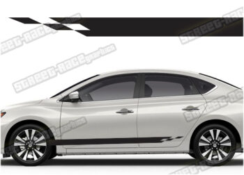 Nissan Sentra racing stripes 008