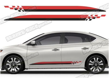 Nissan Sentra racing stripes 013