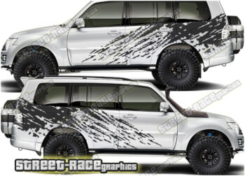 Mitsubishi Shogun 006 - mud splatter