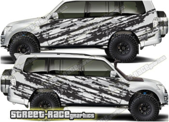 Mitsubishi Shogun 008 - ripped graphics