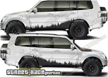 Mitsubishi Shogun 023 - Forest overland graphics