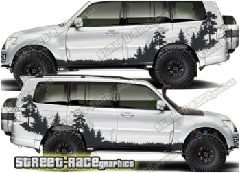 Mitsubishi Shogun 025 - Forest overland graphics