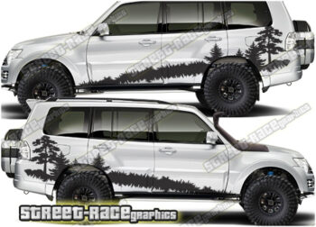 Mitsubishi Shogun 026- Forest adventure graphics