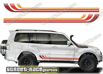Mitsubishi Shogun 042 - Retro stripes