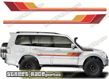 Mitsubishi Shogun 043 - Retro stripes
