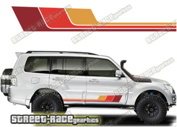 Mitsubishi Shogun 044 - Retro stripes