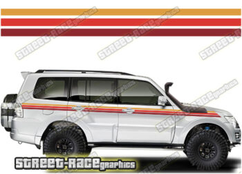 Mitsubishi Shogun 045 - Retro stripes