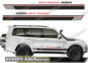 Mitsubishi Shogun 054 - racing stripes