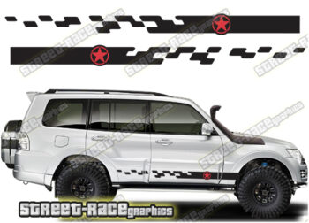 Mitsubishi Shogun 055 - racing stripes