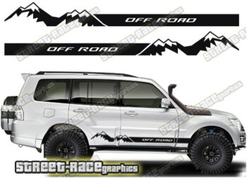 Mitsubishi Shogun 061 - off road racing stripes