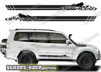 Mitsubishi Shogun 064 - off road racing stripes
