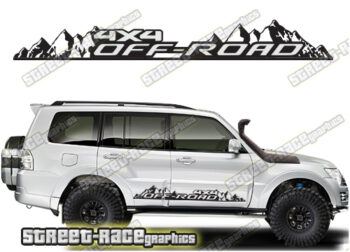 Mitsubishi Shogun 067 - off road 4x4 decals