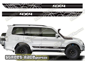 Mitsubishi Shogun 068 - 4x4 racing stripes