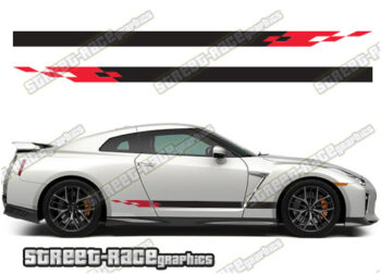 Nissan Skyline racing stripes 002 - Nismo style