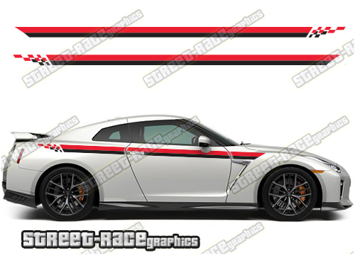 Nissan Skyline racing stripes 006