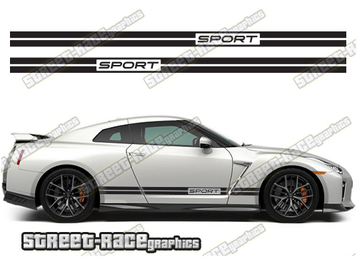 Nissan Skyline racing stripes 018