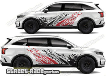 Kia Sorento 001 - mud splatter graphics