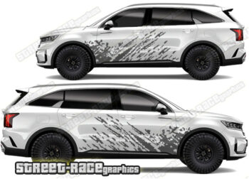 Kia Sorento 004 - mud splatter graphics