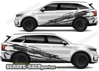 Kia Sorento 007 - ripped graphics