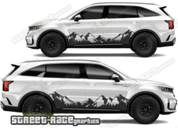 Kia Sorento 019 - Mountain graphics