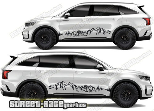 Kia Sorento 020 - Mountain graphics