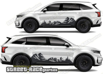 Kia Sorento 021 - Mountain graphics