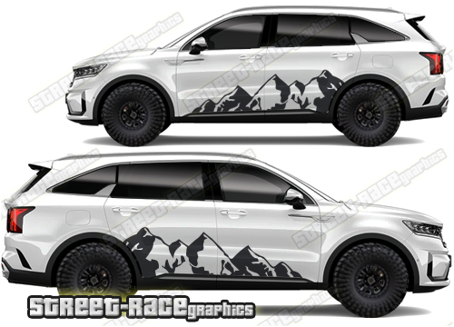 Kia Sorento 022 - Mountain graphics
