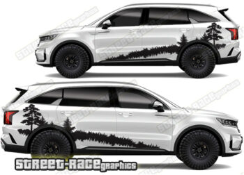 Kia Sorento 026- Forest adventure graphics