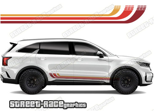 Kia Sorento 042 - Retro stripes