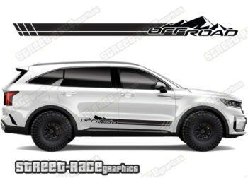 Kia Sorento 064 - off road racing stripes