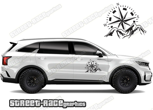 Kia Sorento 070 - Mountain compasses