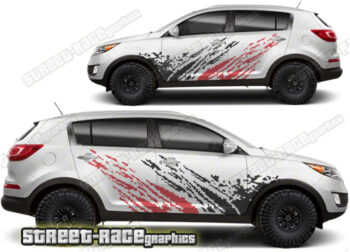 Kia Sportage 001 - mud splatter graphics