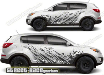 Kia Sportage 002 - mud splatter graphics