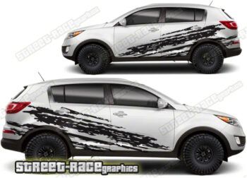 Kia Sportage 007 - ripped graphics