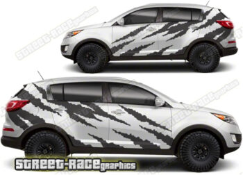 Kia Sportage 014 - Safari ripped graphics