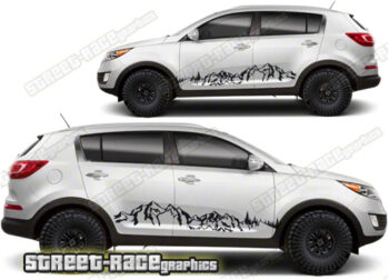 Kia Sportage 020 - Mountain graphics