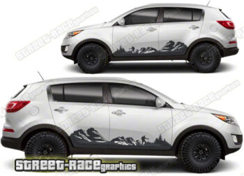 Kia Sportage 021 - Mountain graphics