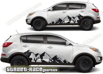 Kia Sportage 022 - Mountain graphics