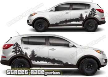 Kia Sportage 026- Forest adventure graphics